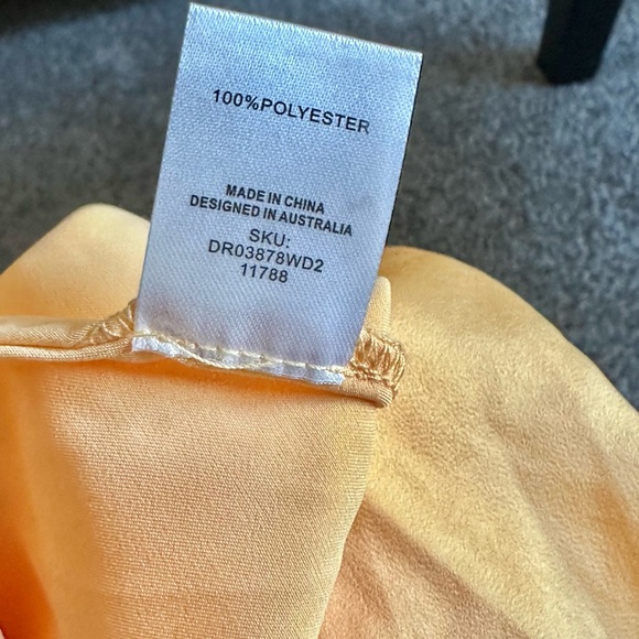 Meshki Draped Slinky Maxi Dress with Cowl Neckline and Lace Cut Outs - Picture 9 of 9